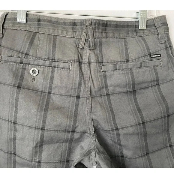 Quiksilver Gray Plaid Hybrid Shorts - Picture 8 of 13